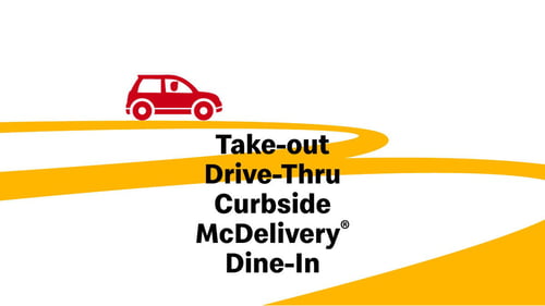 Drive-Thru Curbside McDelivery
