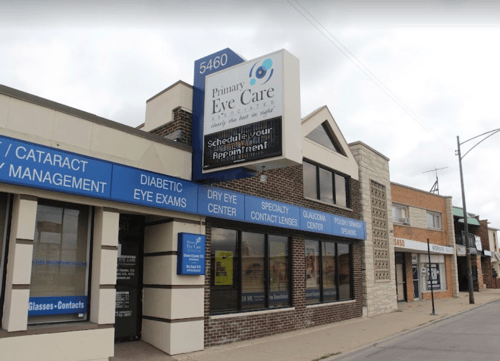 Exterior of Primary Eye Care Associates | Chicago, IL