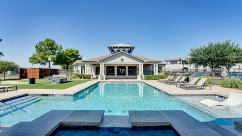 Resort-Style Pool at Highland Luxury Living Apartments in Lewisville