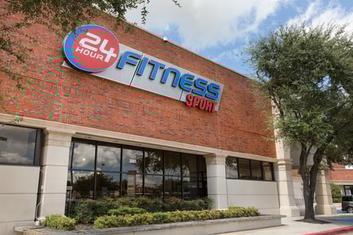 Retail space for lease in Baytown, Texas, 24 Hour Fitness
