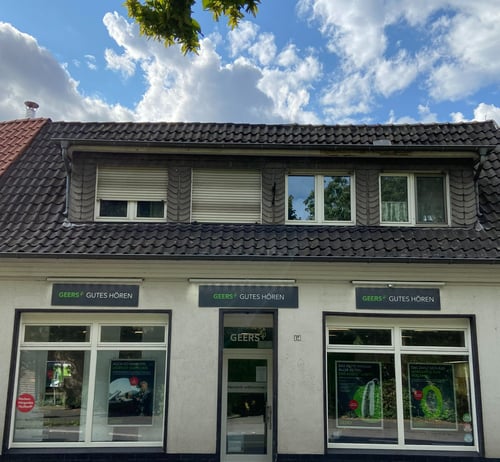Außenaufnahme vom GEERS Fachgeschäft