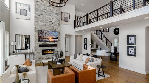 Expansive great rooms, ideal for entertaining