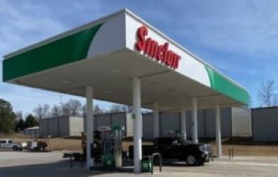 Sinclair Gas Station Fueling Island