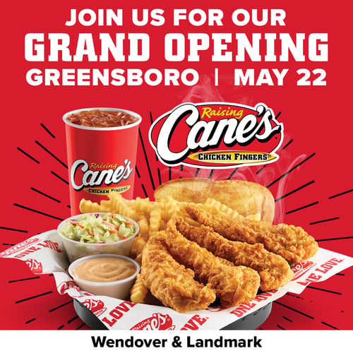Raising Cane's is Coming Soon to Greensboro.