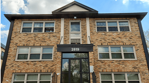 Apartment building at Greenway Apartments, Whittier, MN, 55408