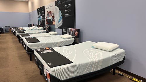 Muscatine Slumberland Furniture Tempur-Pedic mattresses