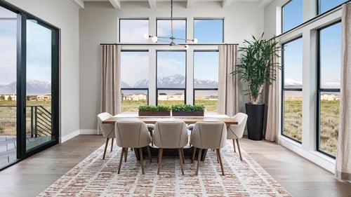 Open-concept home designs with ample natural light