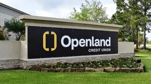 Openland Credit Union sign