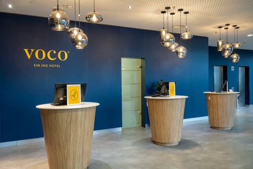 A warm welcome to voco Dusseldorf Seestern