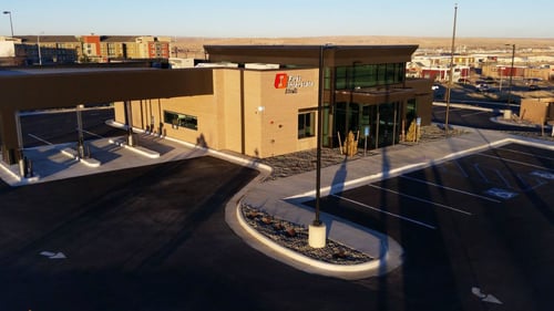 Exterior image of First Interstate Bank in Casper, Wyoming.