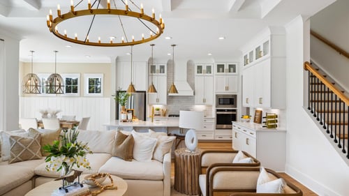 Beautifully designed interiors with open concept living