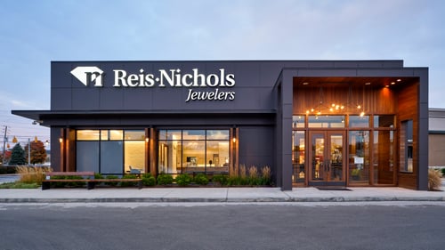 Exterior view of Reis-Nichols Jewelers in Indianapolis, Indiana