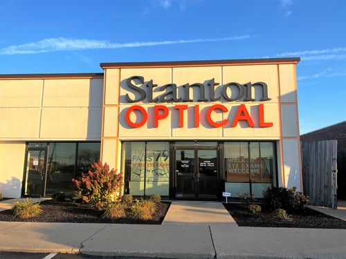 Storefront at Stanton Optical store in Fort Wayne, IN 46805