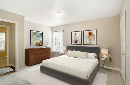 Bedroom at Grand at Pearl Apartments in Pearl, MS