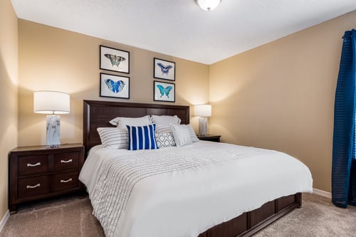 Bedroom at The Oasis at Wekiva in Apopka, FL