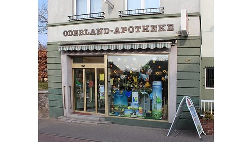 Aussenansicht der Oderland-Apotheke