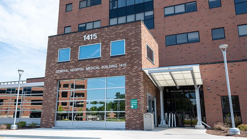 Exterior image of Rochester Regional Health Medical Office Building at Rochester General Hospital in Rochester, NY