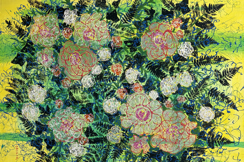Flowers in page
