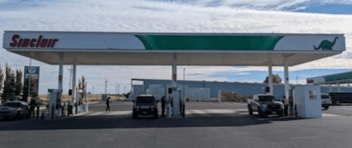 Sinclair Gas Station Fueling Island