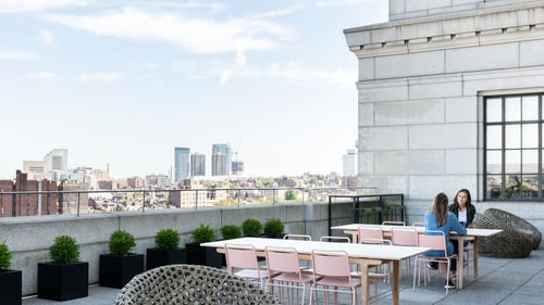 WeWork 501 Boylston St - Coworking space interior view