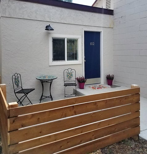Patio at Dream Island in Steamboat Springs