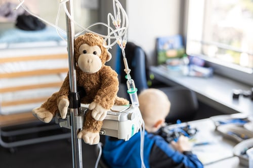 Therapie auf der Station, Kinderkrebshilfe Schweiz