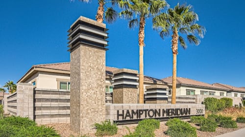 Hampton Meridian Front Entrance at Apache Junction, Arizona