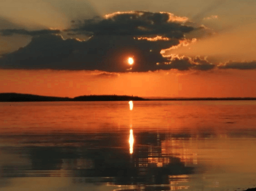 tramonto lago trasimeno