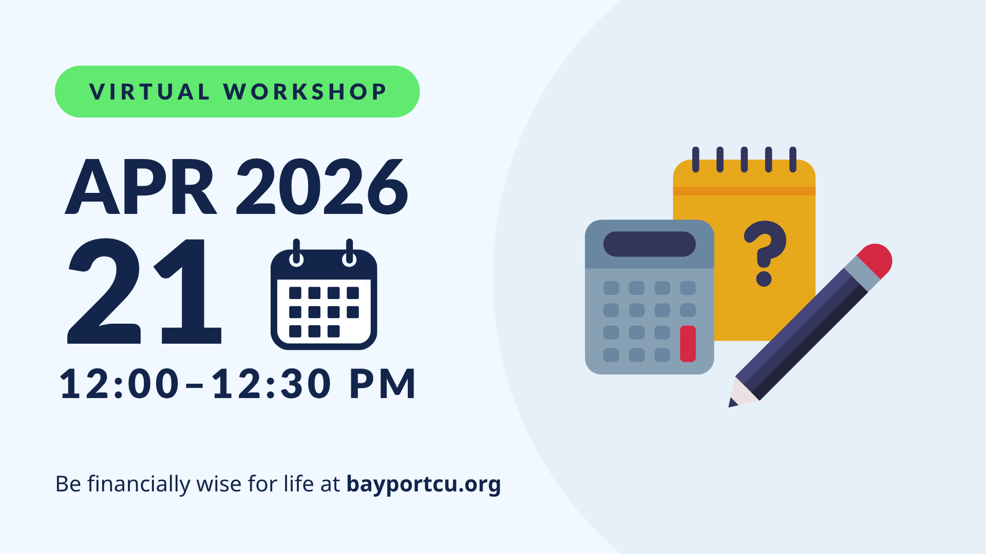 Let's talk numbers on April 21, 2026