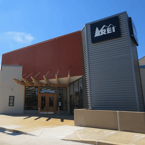 Front of the REI store in McLean, Virginia