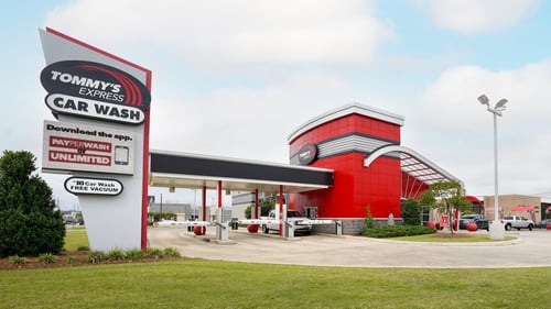 Tommy's Express Car Wash in West Monroe, Louisiana