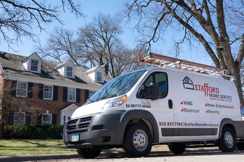 Stafford Home Service service van