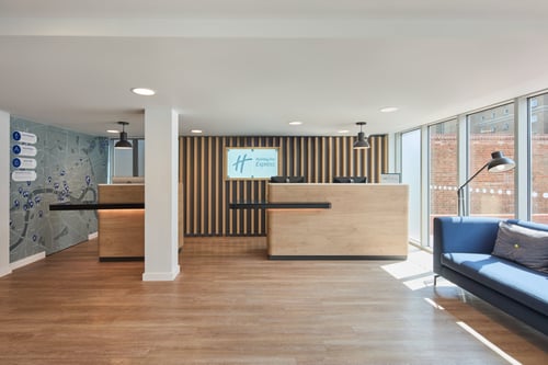 Holiday Inn Express London Limehouse Reception and Lobby