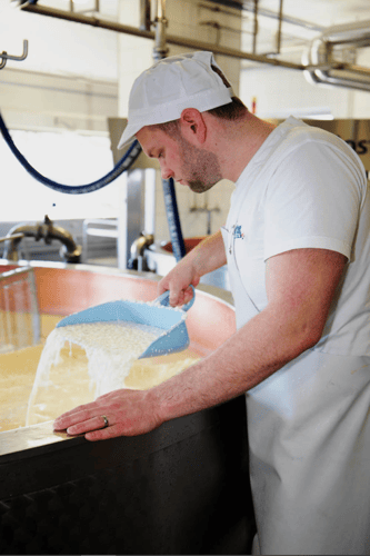 Fabrication du Gruyère AOP