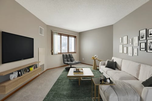 Living room at MacLaren Hill in St. Paul, MN 55108