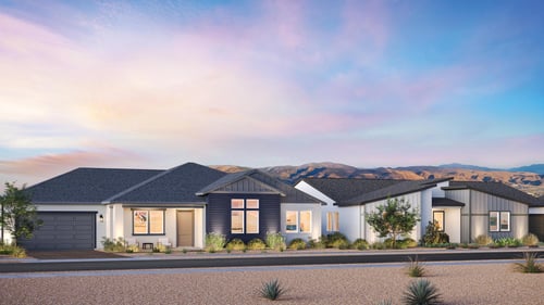 Beautiful community streetscape