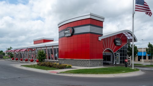 Tommy's Express Car Wash in West Des Moines, Iowa