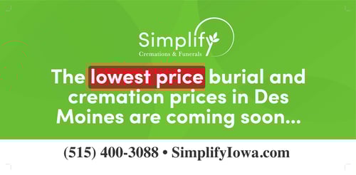 Simplify Cremations & Funerals
4821 SW 9th St
Des Moines, IA 50315