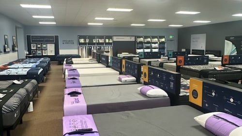 Grand Rapids Slumberland Furniture mattress section