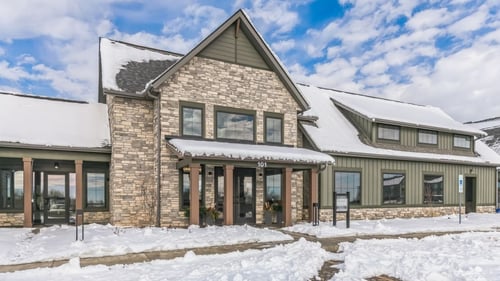 Exterior view of the building at The Depot, Raymore, MO 64083