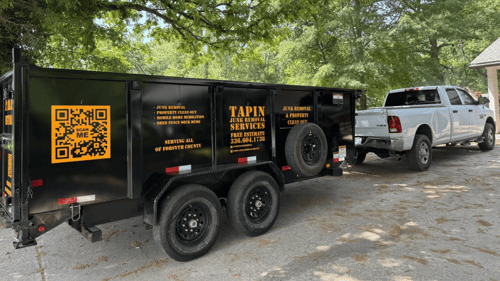 Tapin Services Junk Removal business vehicle