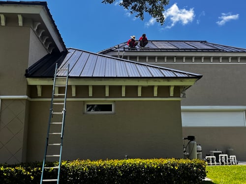 Solar panels installation