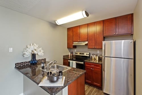 Kitchen at OceanAire Apartment Homes, Pacifica, CA, 94044