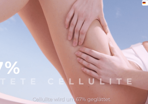 Cellulite wird um 67% geglättet
