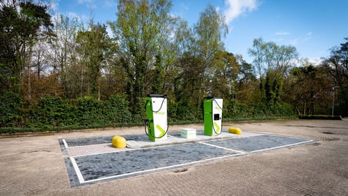 EV charging station Allego Arnhem