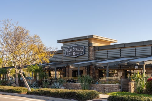 Outside of Karl Strauss 4s Ranch