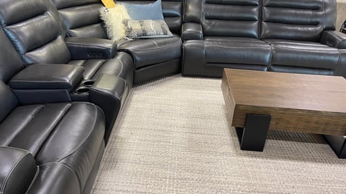 Albertville Slumberland Furniture leather sectional