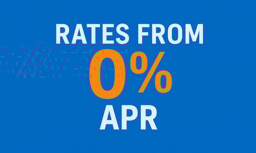 Rates from 0% APR Image