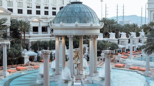 Garden of the Gods Pool at Caesars Palace Las Vegas