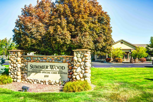 summer wood memory care entrance